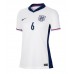 Camiseta Inglaterra Marc Guehi #6 Primera Equipación para mujer Eurocopa 2024 manga corta